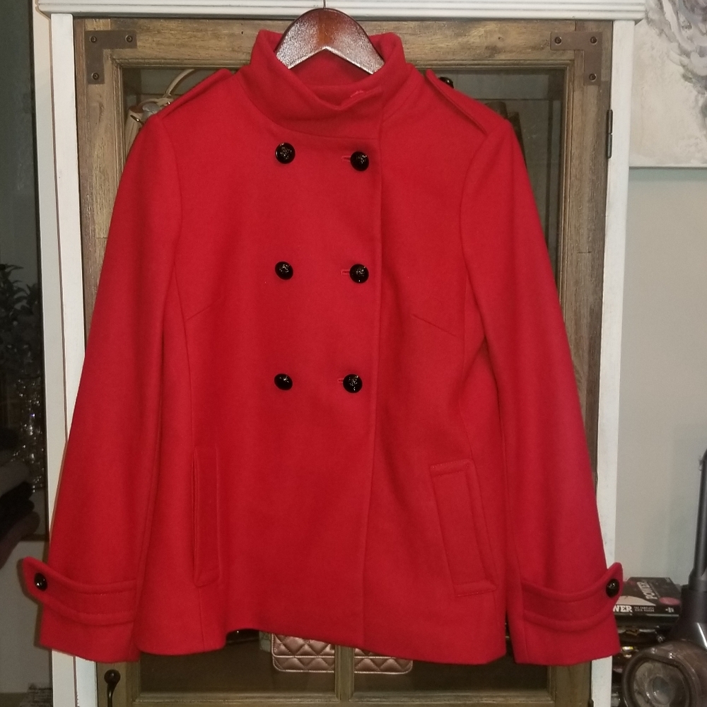 BR swing crop peacoat sz sm